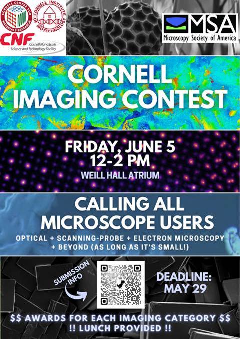 flyer for the imaging contest