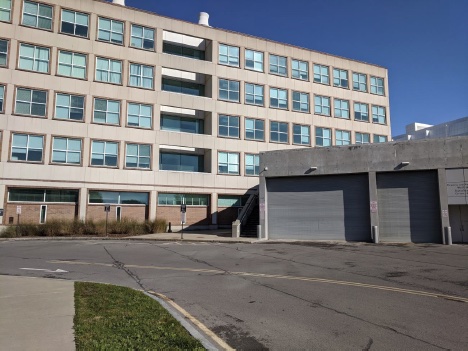 image showing location of parking spaces near loading dock