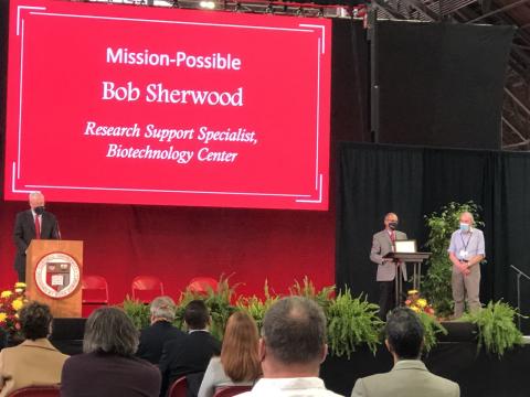 Sherwood Wins Cornell President Award fro Employee Excellence
