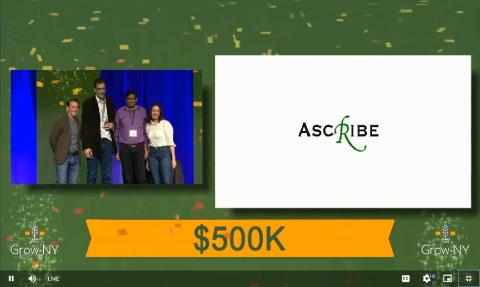 Ascribe Bio members receive Grow-NY award