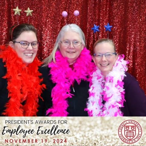 Jen Grenier, Ann Tate, and Tami Magnus Celebrate Award
