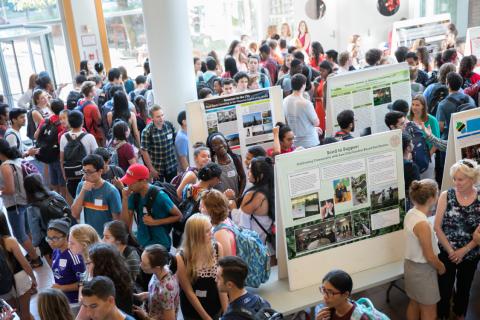 Cornell Stock Photo of Poster Session